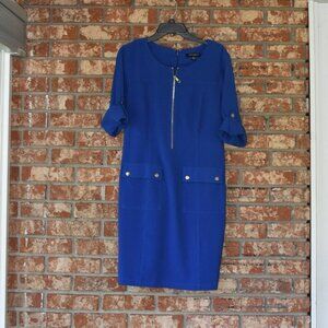 Shargano Blue Short Sleeve Dress